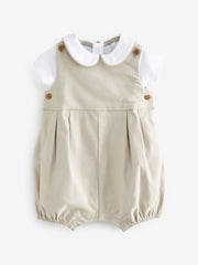Neutral/White Smart Baby Romper, Bodysuit And Socks Set (0mths-2yrs) - Image 5 of 9