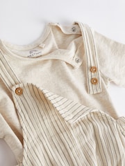 Neutral Dungarees And Bodysuit Baby Set (0mths-2yrs) - Image 6 of 9