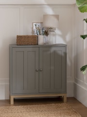 Dove Grey Malvern Oak Effect Sideboard - Image 1 of 9
