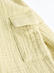 Green Woven Baby 100% Cotton Romper (0mths-2yrs) - Image 7 of 7