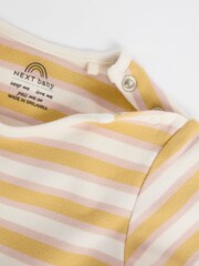 Yellow Lion Baby Woven Dungarees and Bodysuit Set (0mths-2yrs) - Image 11 of 13