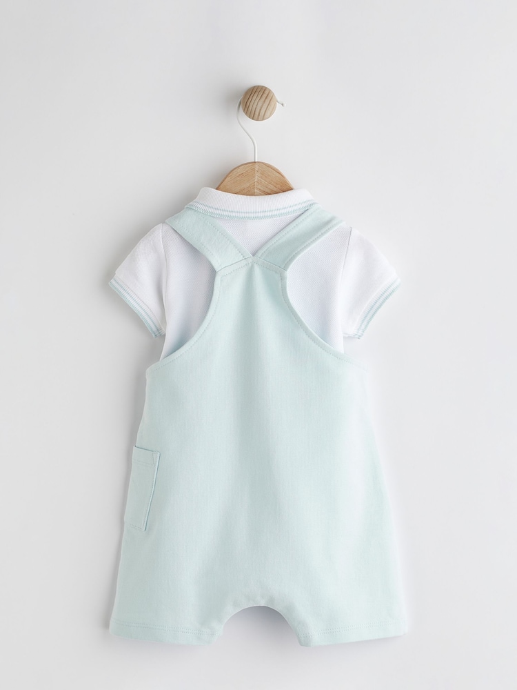 Blue Boat Baby Jersey Dungarees and Bodysuit Set (0mths-2yrs) - Image 2 of 7