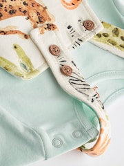Fluro Safari Baby Jersey Dungarees and Bodysuit Set (0mths-2yrs) - Image 7 of 10