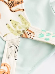 Fluro Safari Baby Jersey Dungarees and Bodysuit Set (0mths-2yrs) - Image 9 of 10
