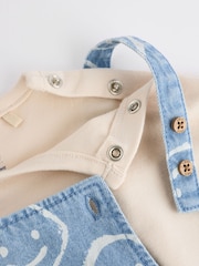 Denim Happy Face - Set aus Latzhose und Body für Babys (0 M.–2 J.) - Bild 8 von 9