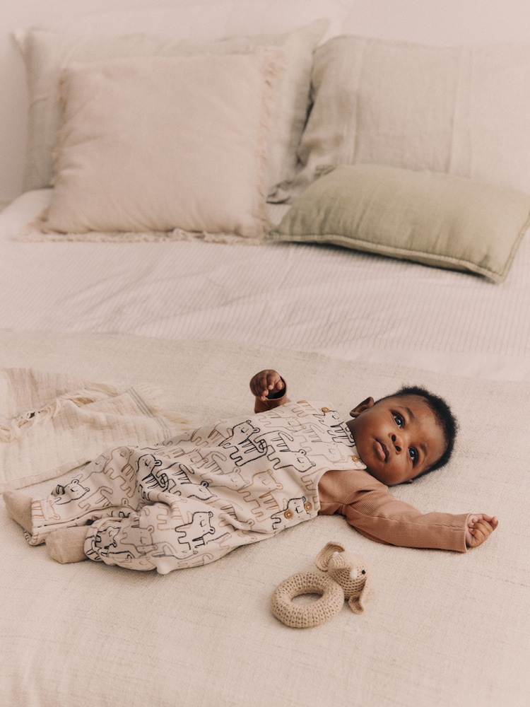 Neutral, Tiger - Set aus Latzhose und Body für Babys (0 Monate bis 2 Jahre) - Bild 2 von 13 Neutral, Tiger - Set aus Latzhose und Body für Babys (0 Monate bis 2 Jahre) - Bild 2 von 13