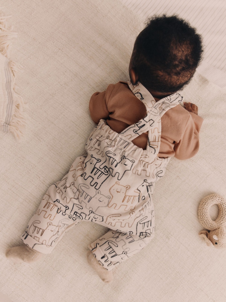 Tigru neutru - Jersey Baby salopetă din denim And Body Set (0mths-2yrs) - Image 3 of 13