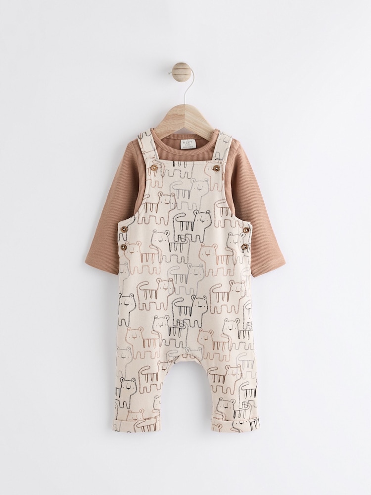 Tigru neutru - Jersey Baby salopetă din denim And Body Set (0mths-2yrs) - Image 5 of 13