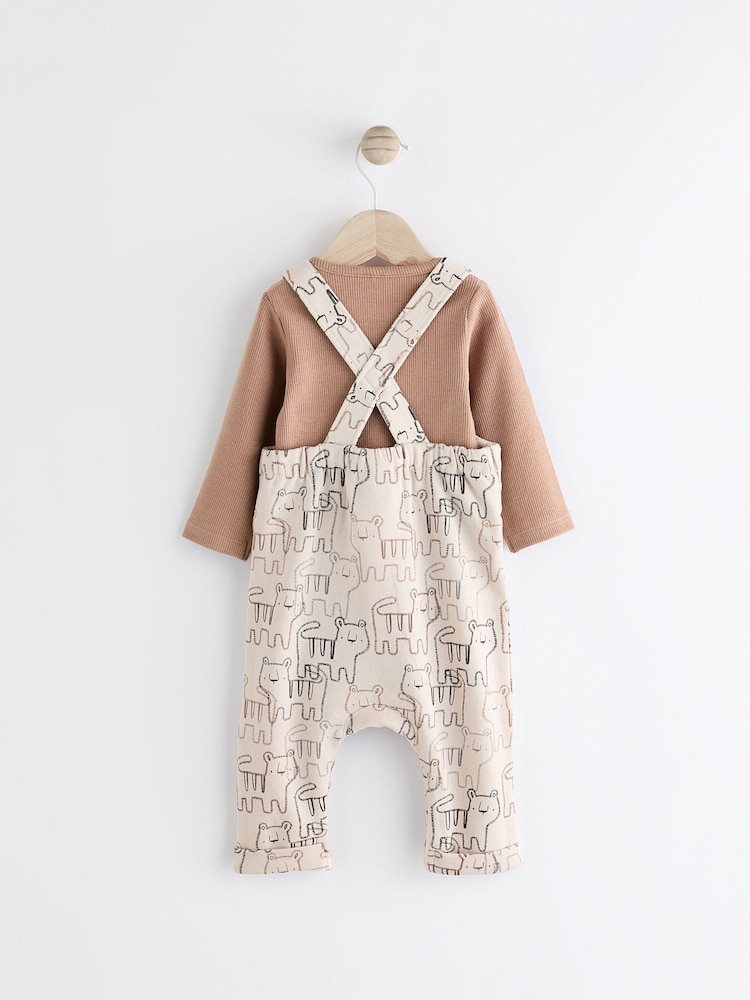 Tigru neutru - Jersey Baby salopetă din denim And Body Set (0mths-2yrs) - Image 6 of 13