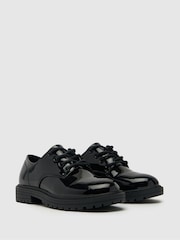 Schuh Zapatos de encaje de lichi negro - Imagen 2 de 4