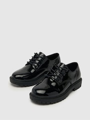 Schuh Zapatos de encaje de lichi negro - Imagen 3 de 4