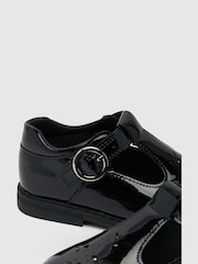 Schwarz - Schuh – Lake – Kleinkinderschuhe mit T-Steg - Bild 3 von 4