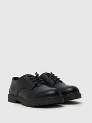 Schuh Ladder Derby Junior Black Shoes - Image 2 of 4