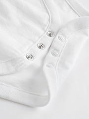 White Smart Shirt, Shorts And Socks With Linen 3 Piece Set (0mths-2yrs) - Image 10 of 11