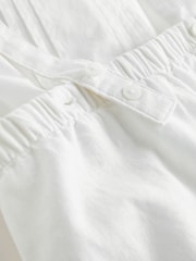 White Smart Shirt, Shorts And Socks With Linen 3 Piece Set (0mths-2yrs) - Image 7 of 11