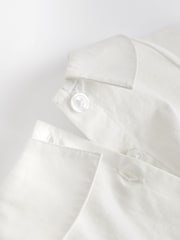 Grey/White Baby Woven Smart Top and Shorts Set (0mths-2yrs) - Image 10 of 10