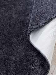 Navy Cosy Washable Shaggy Rug - Image 5 of 6
