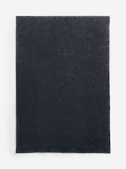 Navy Cosy Washable Shaggy Rug - Image 6 of 6