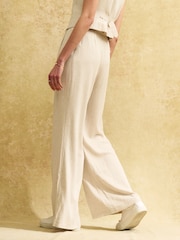 Nobodys Child Cream Mel Tailored Trousers - Image 3 of 6