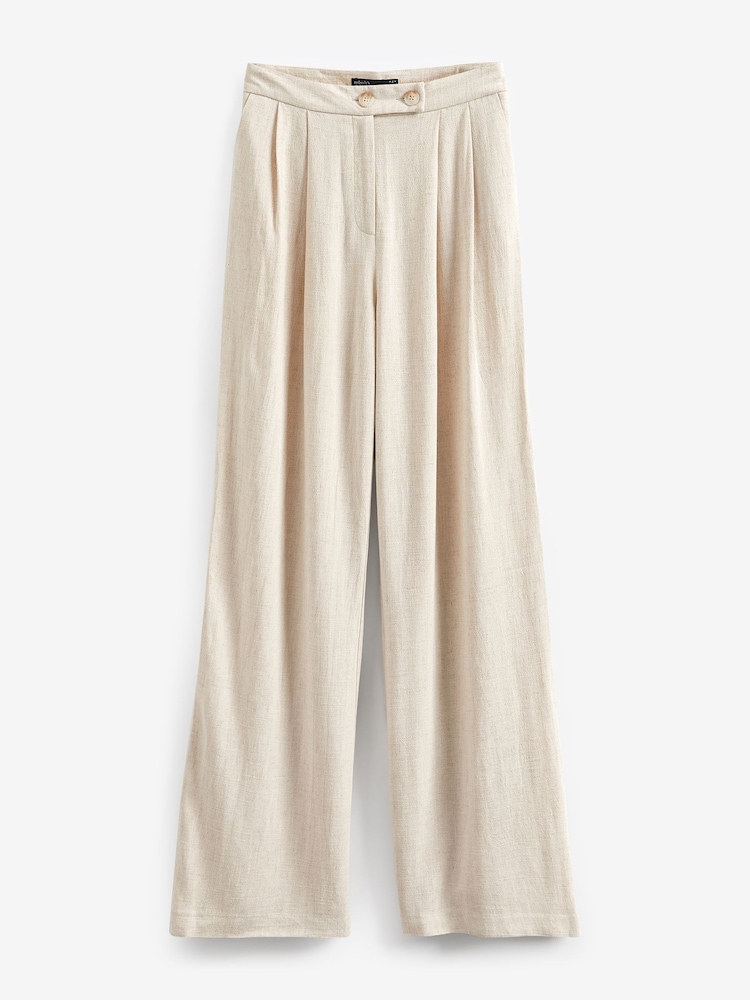 Nobodys Child Cream Mel Tailored Trousers - Image 6 of 6