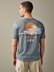 Pastel Japanese Mix Japanese Print 100% Cotton Graphic T-Shirts 3 Pack - Image 2 of 12