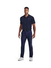 Under Armour Navy Blue/Grey Golf Performance 3.0 Polo Shirt - Image 3 of 5