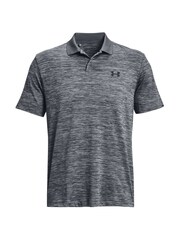 Under Armour Grey/Black Golf Performance Polo Shirt - Image 1 of 6