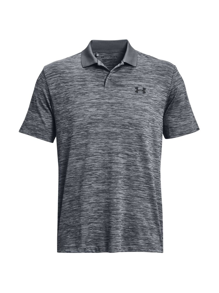 Under Armour Grey/Black Golf Performance Polo Shirt - Image 1 of 6 Under Armour Grey/Black Golf Performance Polo Shirt - Image 1 of 6