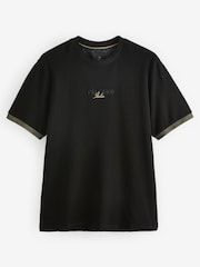 Black Black Textured T-Shirt - Image 7 of 9
