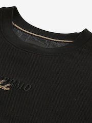 Black Black Textured T-Shirt - Image 8 of 9