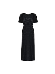 Ro&zo Honor Schräg geschnittenes Jacquard-Midikleid - Bild 4 von 4