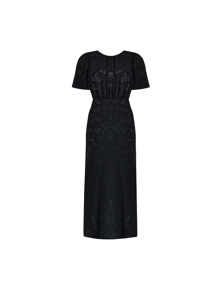 Ro&zo Honor Schräg geschnittenes Jacquard-Midikleid - Bild 4 von 4