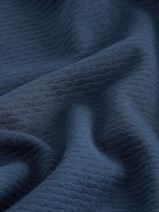 Navy Textured T-Shirt - Image 4 of 9