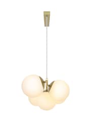 Nordlux Brass Lilly 5-Spot Pendant Light - Image 4 of 6