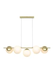 Nordlux Brass Lilly 5-Spot Pendant Light - Image 5 of 6