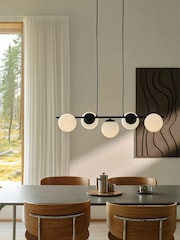 Nordlux Black Lilly 5-Spot Pendant Light - Image 1 of 5