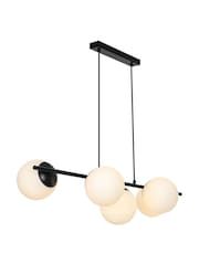 Nordlux Black Lilly 5-Spot Pendant Light - Image 3 of 5