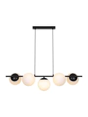 Nordlux Black Lilly 5-Spot Pendant Light - Image 4 of 5