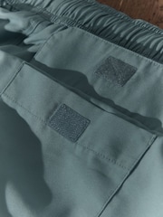 Slate Blue Palm Logo Essential Swim Shorts - Image 9 of 10