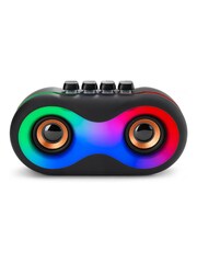 MenKind Black Retro Light Up Wireless Speaker - Image 2 of 5