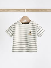 Monochrome Baby T-Shirts And Shorts Set 2 Pack - Image 3 of 10