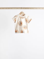 Monochrome Baby T-Shirts And Shorts 3 Pack - Image 5 of 13