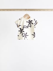 Monochrome Baby T-Shirts And Shorts 3 Pack - Image 7 of 13