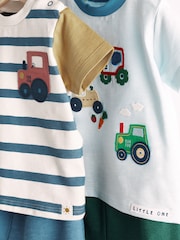 Bright Baby T-Shirts And Shorts Set 2 Pack - Image 7 of 11