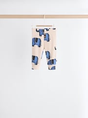 Blue Elephant Baby Top and Leggings 6 Piece Set - Image 10 of 16