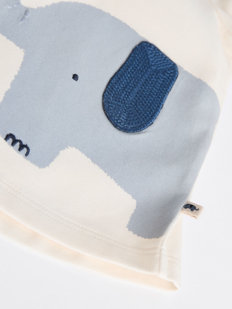 Blue Elephant Baby Top and Leggings 6 Piece Set - Image 14 of 16