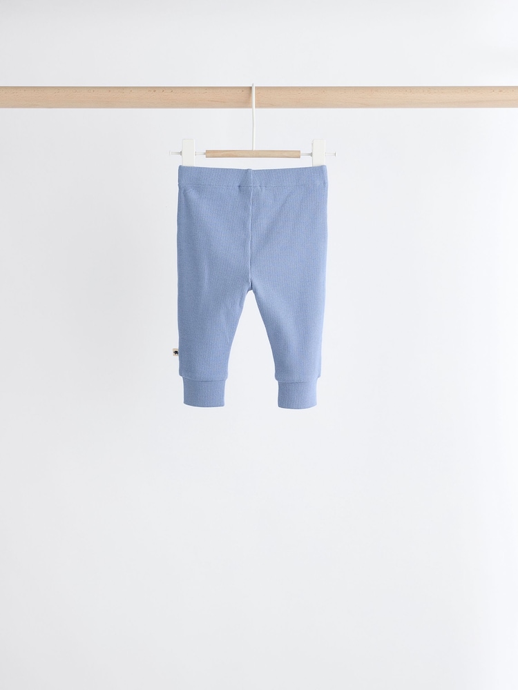 Blue Elephant Baby Top and Leggings 6 Piece Set - Image 6 of 16