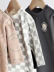 Monochrome Face Baby Jersey T-Shirts 3 Pack - Image 3 of 7