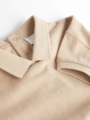Weiß/Neutral - Baby Bodys mit Kragen, 2er-Pack - Bild 5 von 7