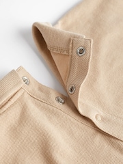Weiß/Neutral - Baby Bodys mit Kragen, 2er-Pack - Bild 7 von 7